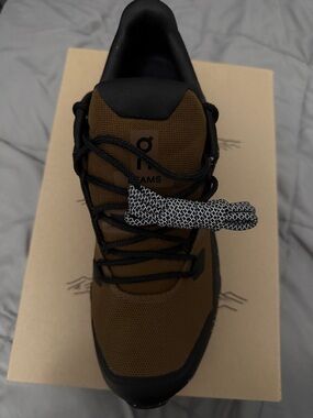On Running Men’s Athletic Shoe in Brown and Black